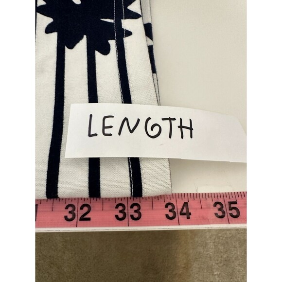 Joules Womans Floral Long Top Size 14 Striped 3/4 Sleeve Old Money Pockets Artsy - Picture 5 of 13